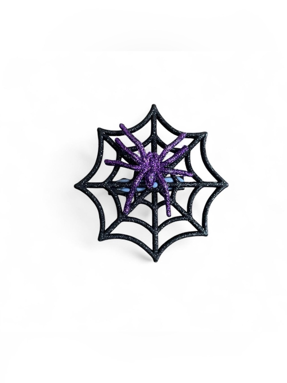 Glitter Spider hair clip